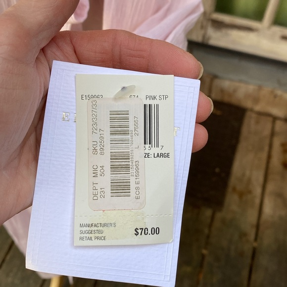 NWT 100% Cotton EILEEN WEST Robe in SZ L - Picture 11 of 12